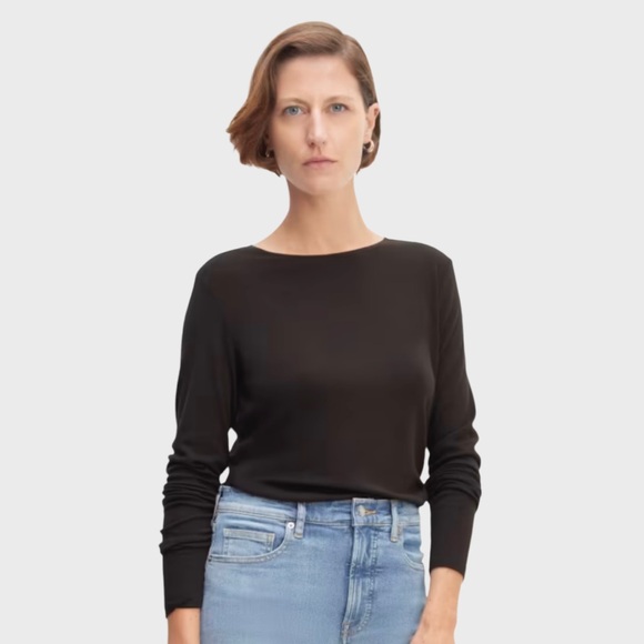 Black Long-Sleeve Top - Picture 4 of 7